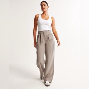 Abercrombie & Fitch Sloane Ultra High Rise Wide Leg Slacks